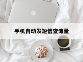 手机自动发短信查流量