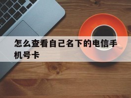怎么查看自己名下的电信手机号卡