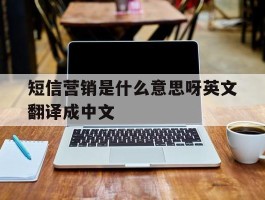 短信营销是什么意思呀英文翻译成中文