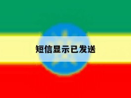 短信显示已发送