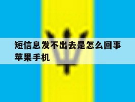 短信息发不出去是怎么回事苹果手机