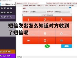短信发出怎么知道对方收到了短信呢