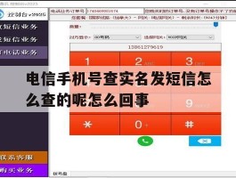 关于电信手机号查实名发短信怎么查的呢怎么回事的信息